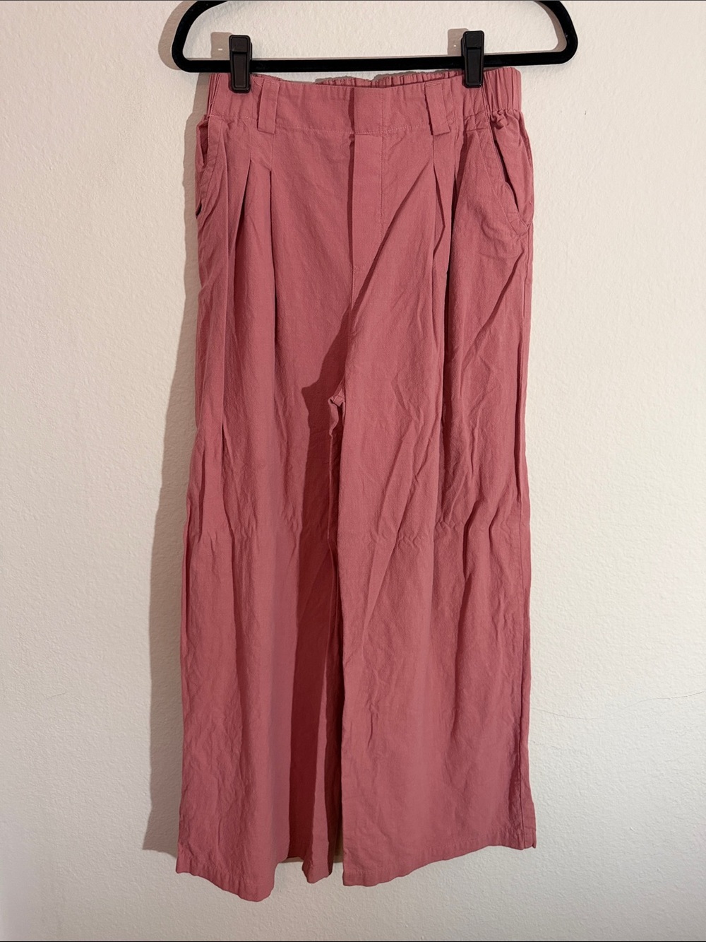 HALARA Wide-Leg Pants in Rosewood